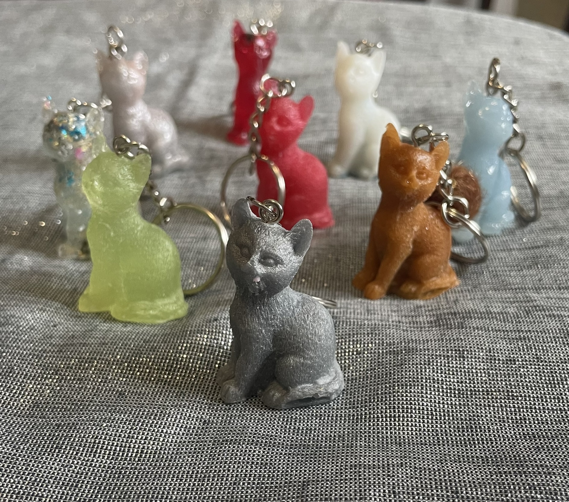 Porte clés chat au choix