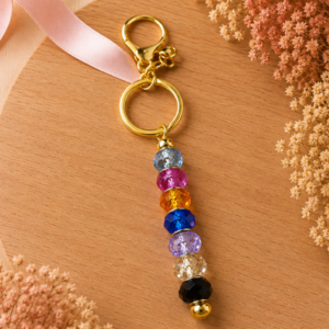 porte clés  en perles